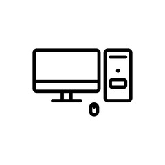 computer sign symbol vector