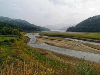 river in the mountains