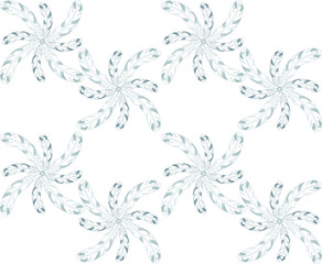Fototapeta premium Beautiful Feather pattern seamless design background 