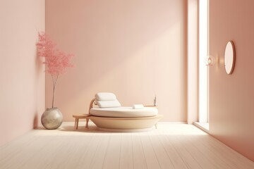 Beauty Spa: Minimalism and Luxury with Empty Space for Text