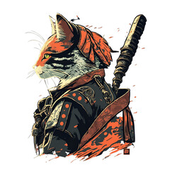 cat in a mask