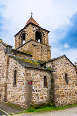 Naklejka premium église Saint-Maurice de Lavoûte-sur-Loire