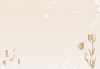 plant theme background with pretty colors vector eps10