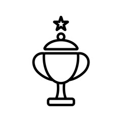 trophy sign symbol vector