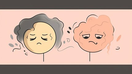 an illustration that communicates feelings - made with Generative AI tools