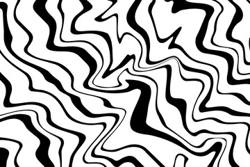 Wave Lines Pattern Abstract Background. Vector