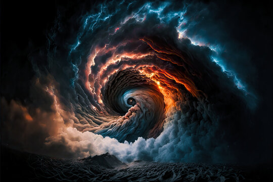 Abstract Fractal Burst, ,Generative AI