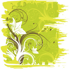 Floral vector illustration. Suits well for design.