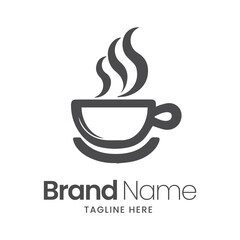 Coffee shop logo vector, coffee cup logo, cup icon vector, cup logo, tea cup logo