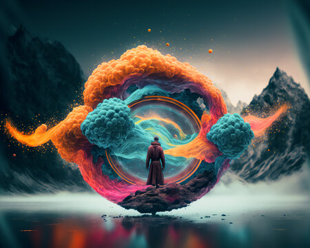 Through a Portal fantasy, ,Generative AI