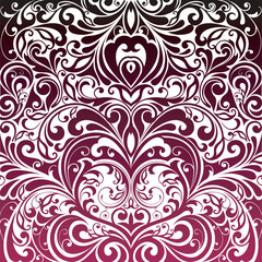 Fototapeta premium illustration drawing of floral background