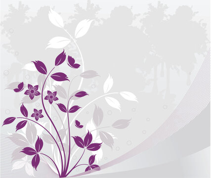 Floralt  vector background