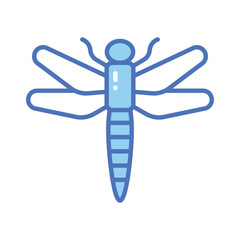 Beautifully designed vector of dragonfly in modern style, ready to use icon