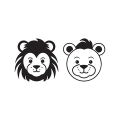 safari animal logo, vector animal logo