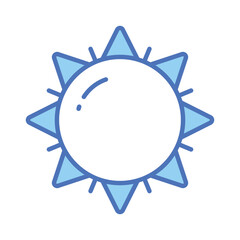 Grab this amazing icon of sunshine, an editable of sunrise in trendy style