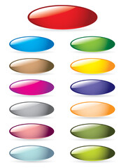 Glossy button set.  More button sets in my portfolio