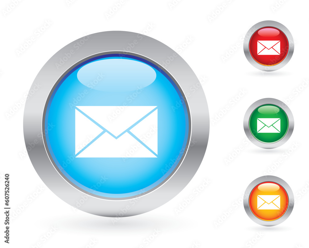 Poster glossy mail button set. more button sets in my portfolio.