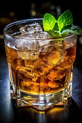 Cuba Libre Drink. Generated AI