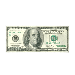 US Dollar high quality  png immage - obrazy, fototapety, plakaty