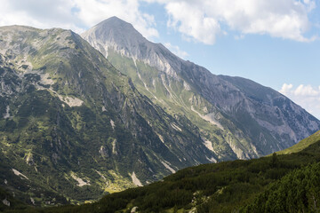 Landscape near Banderitsa River at Pirin Mountain, Bulgaria