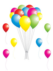 Party balloons.  No mesh used.  Please check my portfolio for similar images