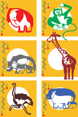 The African animals