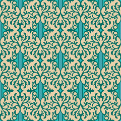 Seamless background from a floral ornament, Fashionable modern wallpaper or textile