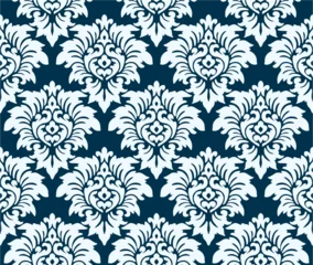 Deurstickers Seamless background from a floral ornament, Fashionable modern wallpaper or textile © Designpics