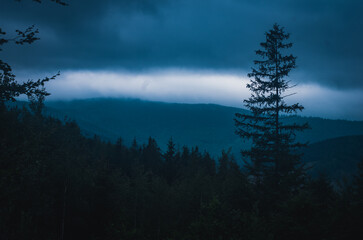 time lapse of clouds over the mountains