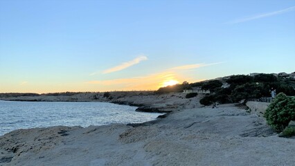 Sunset over the beach - Sausset-les-Pins, France