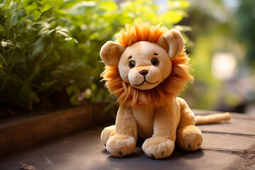 Plush toy - Cute Animal Toy - Lion - Generative AI