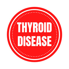 Thyroid disease symbol icon