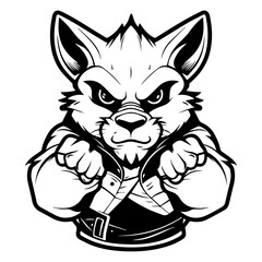 Wolf mascot