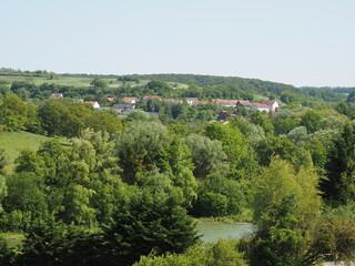 Fototapeta premium Obergailbach&nbsp;ist eine&nbsp;kleine französische&nbsp;Gemeinde&nbsp; 