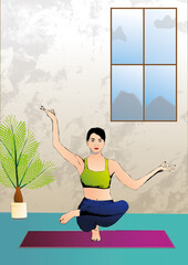 yoga girl 