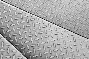 background abstract metallic stainless steel floor. Close-up of a steel plate. metal texture. black and white photography