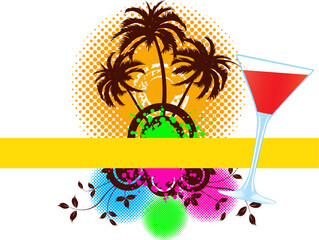 Abstract  vector background illustration