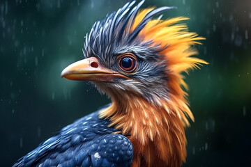 close up of a bird