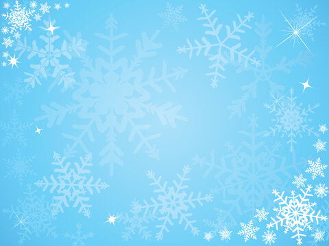 Christmas snowflake background.  Please check my portfolio for more christmas illustrations.