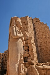 Temple complex in Luxor, Egypt.