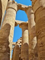 Temple complex in Luxor, Egypt.