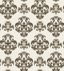 Seamless background from a floral ornament, Fashionable modern wallpaper or textile