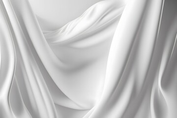 Naklejka na ściany i meble Abstract white and bright white color cloth texture background soft pattern unreal engine, high detail, wes anderson style, HD, 4k, cinematic lighting, 80s, movie scene,