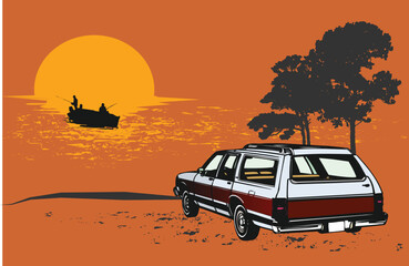 Great for backgrounds and illustrations with a lot of reusable elements!