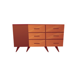 lounge interior wooden table illustration vector, buffet vector