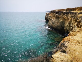 Naklejka premium fondo de escritorio, camino de ronda, Altafulla, Torredembarra, Tarragona, Cataluña, España, excursión, andar, soleado, tierra, olas ,mar, libertad, soñar, lunar, planeta