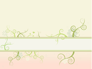 Floral banner background.  More backgrounds in my portfolio.
