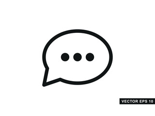 Bubble Speech Simple Icon