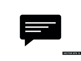 Bubble Speech Simple Icon