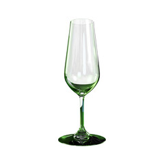 3d empty green glass